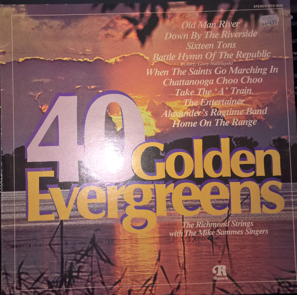 40 golden evergreens