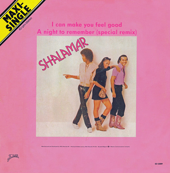 i can make you feel good / a night to remember (12inch maxi)