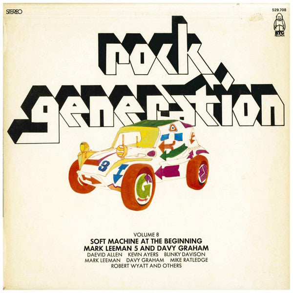 rock generation volume 8 - soft machine at the beginning, mark leeman 5 and davy graham