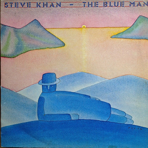 the blue man