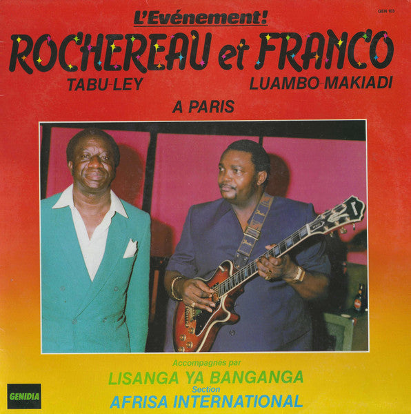 l'evénement! rochereau et franco a paris