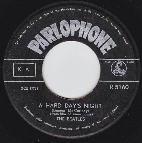 a hard days night (7inch single)