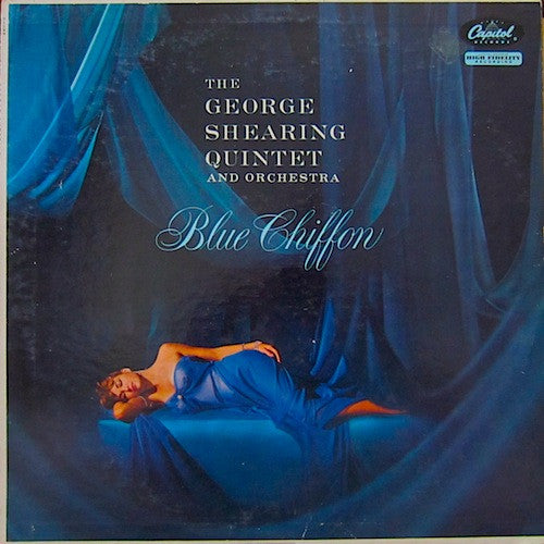 blue chiffon