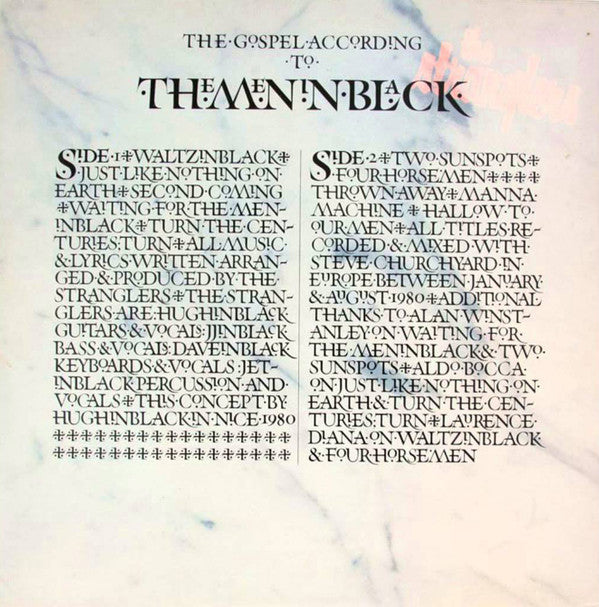 the gospel according to the meninblack