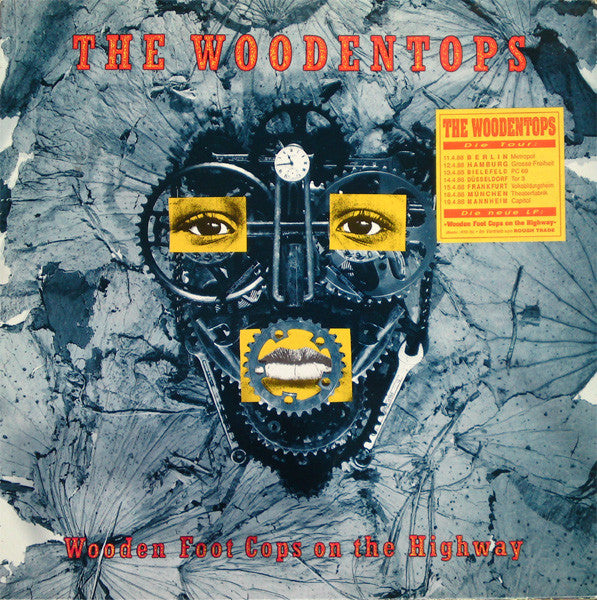 wooden foot cops on the highway