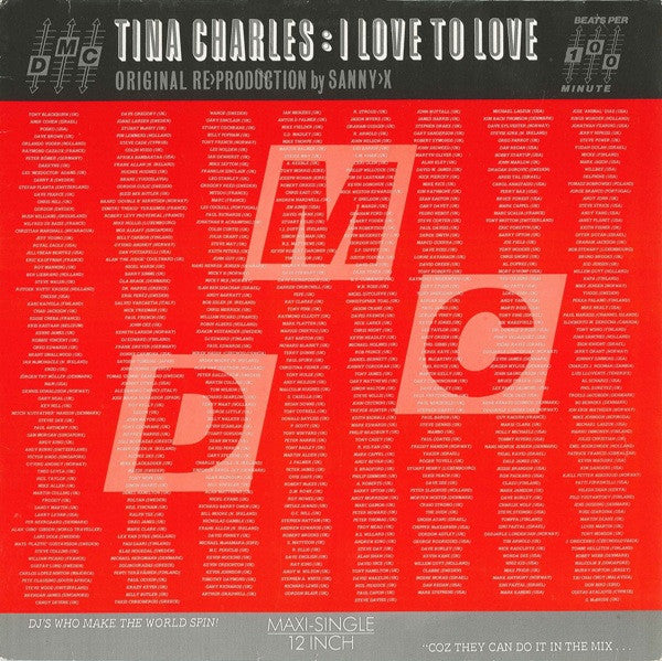 i love to love (12")