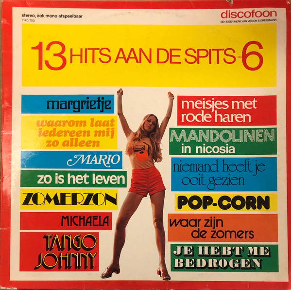13 hits aan de spits