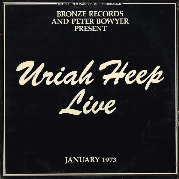 uriah heep live 2xlp, album