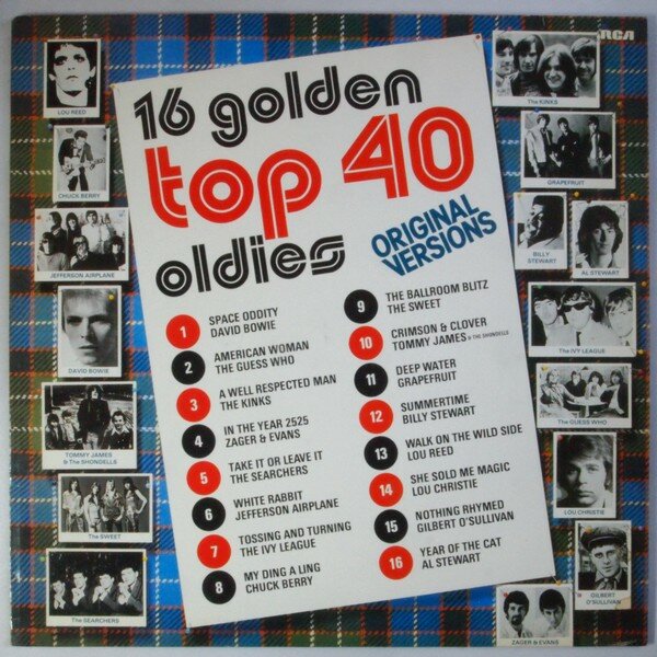 16 golden top 40 oldies