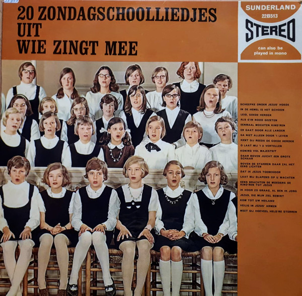 20 zondagschoolliedjes uit wie zingt mee