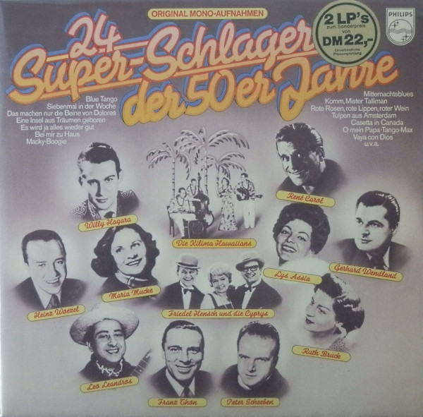 24 super-schlager der 50er jahre