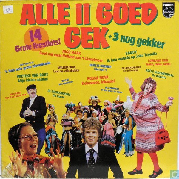 alle 11 goed gek en 3 nog gekker
