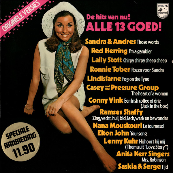 alle 13 goed! de hits van nu!