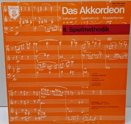 das akkordeon ii. spielmethodik