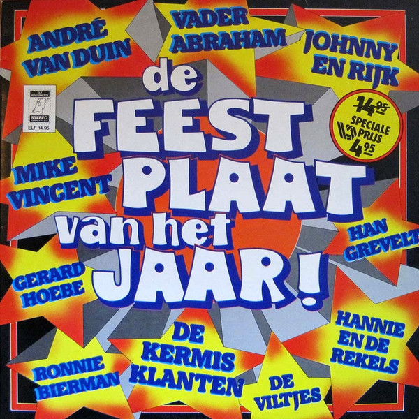 de feestplaat van het jaar