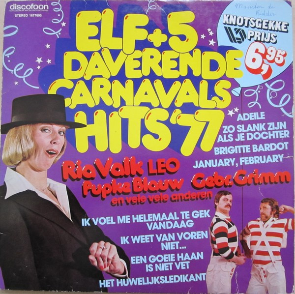 elf + 5 daverende carnavals hits ’77