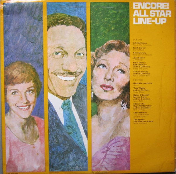 encore! all star line-up