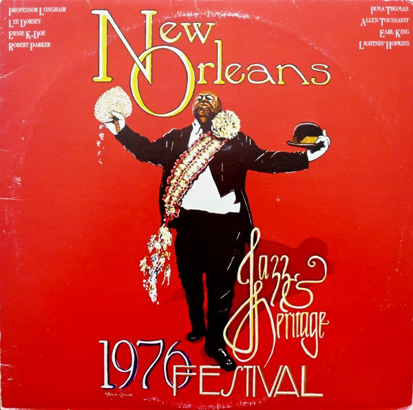 new orleans jazz & heritage festival 1976 2xlp, album, gat