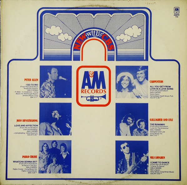 new with cbs – a&m sampler