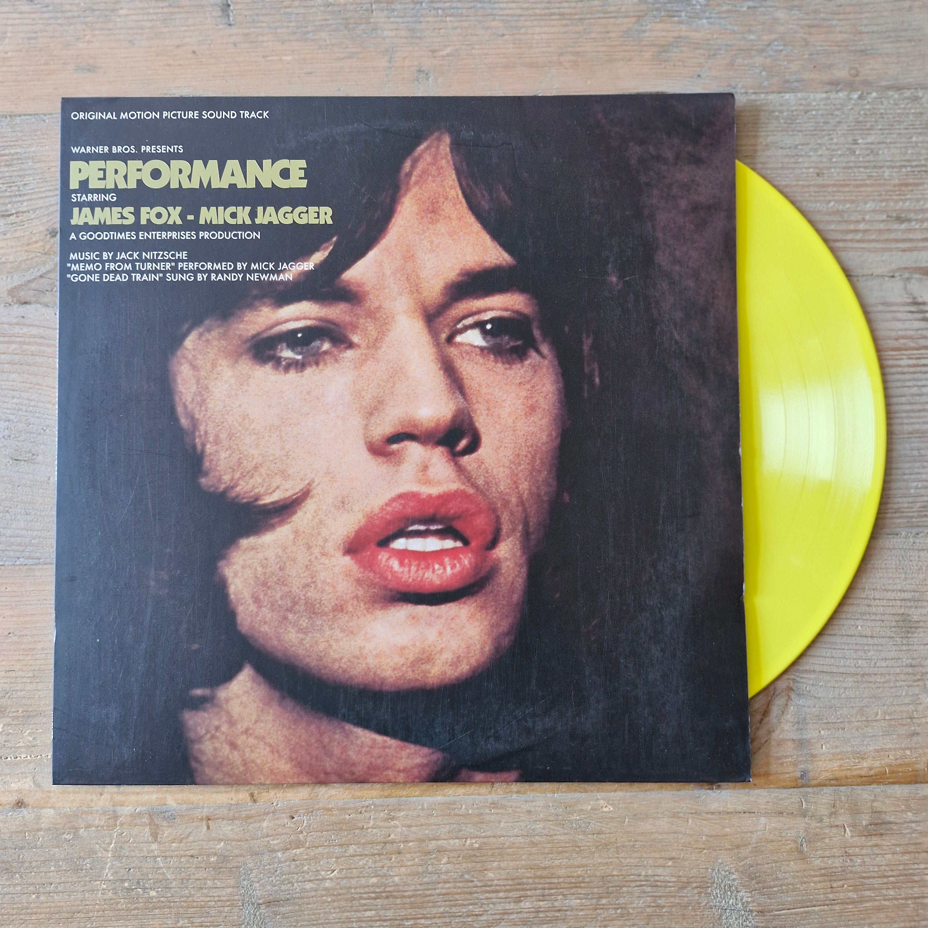 performance: original motion picture sound track (lp)