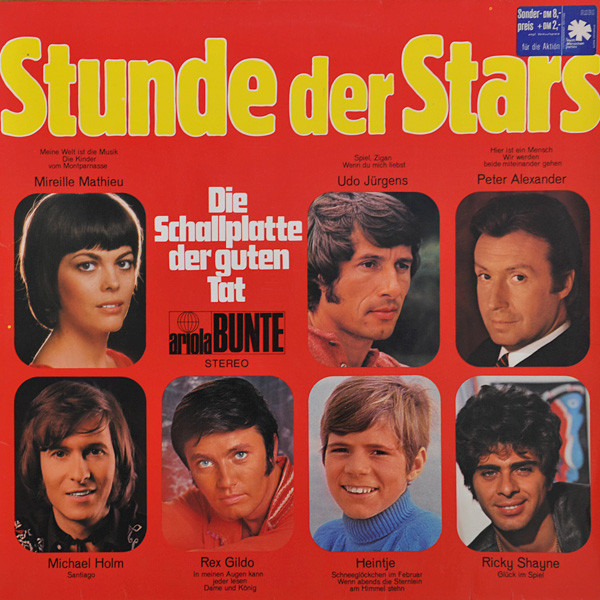 stunde der stars (die schallplatte der guten tat)