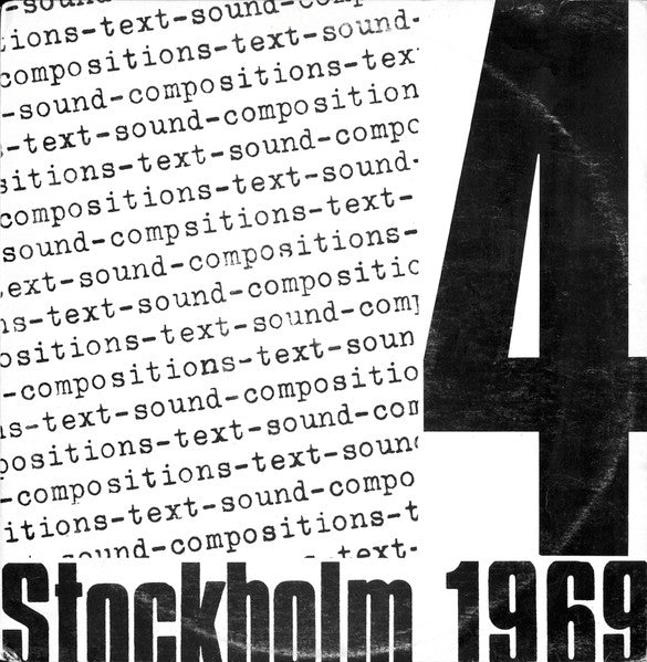 text-sound compositions 4: stockholm 1969