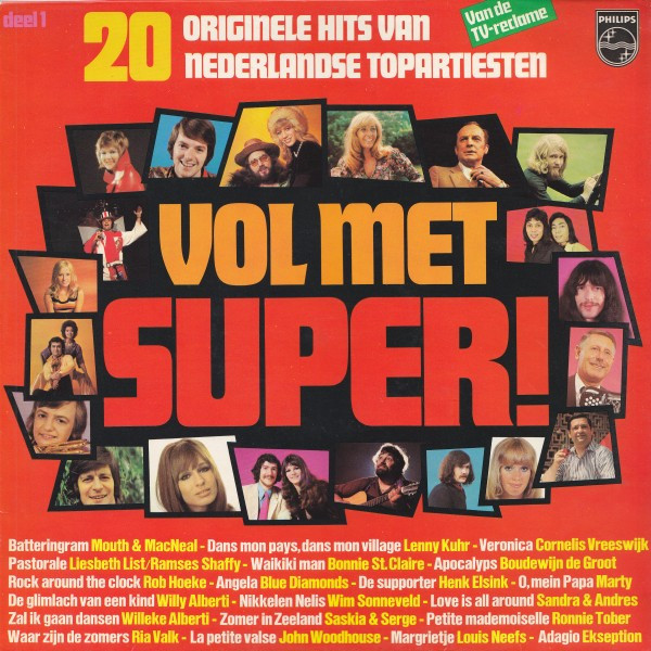 vol met super! (20 originele hits van nederlandse topartiesten) – deel 1
