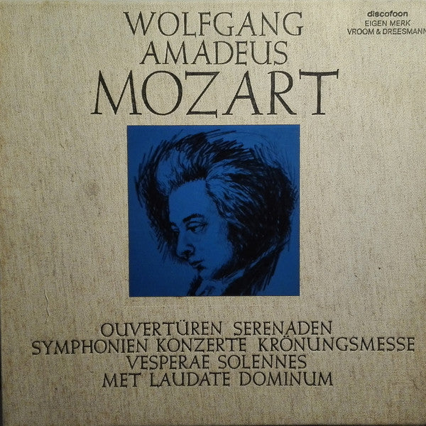 wolfgang amadeus mozart ouverturen serenaden symphonien konzerte krönungsmesse vesperae solennes met laudate dominum