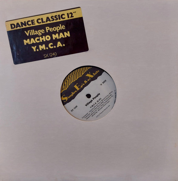 y.m.c.a. / macho man (12")