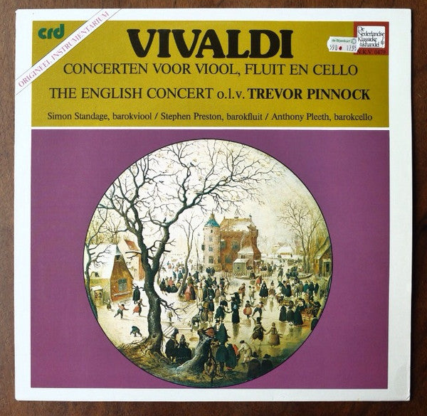the english concert o.l.v. trevor pinnock   simon standage   stephen preston   anthony pleeth - concerten voor viool, fluit en cello