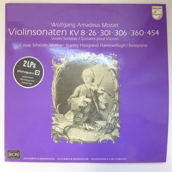violinsonaten / violin sonatas / sonates pour violon / kv 8, 26, 301, 306, 360, 454
